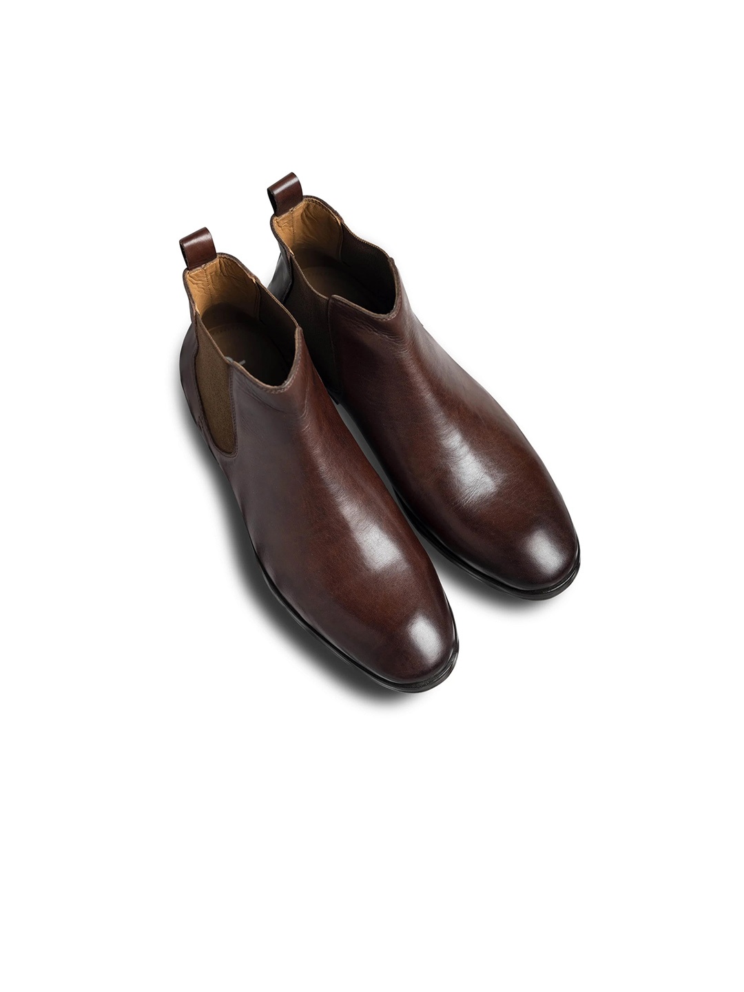 

dmodot Men Brown Leather Fashion