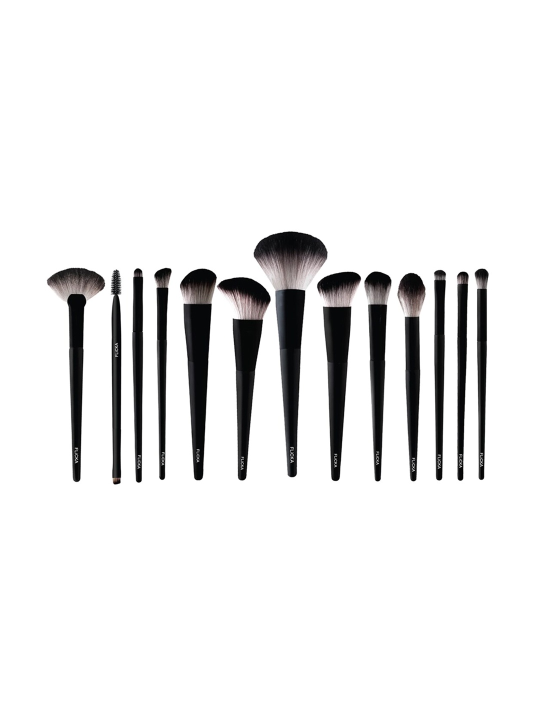 

FLiCKA Soft Bristle 13 Pcs Makeup Brush Set, Black