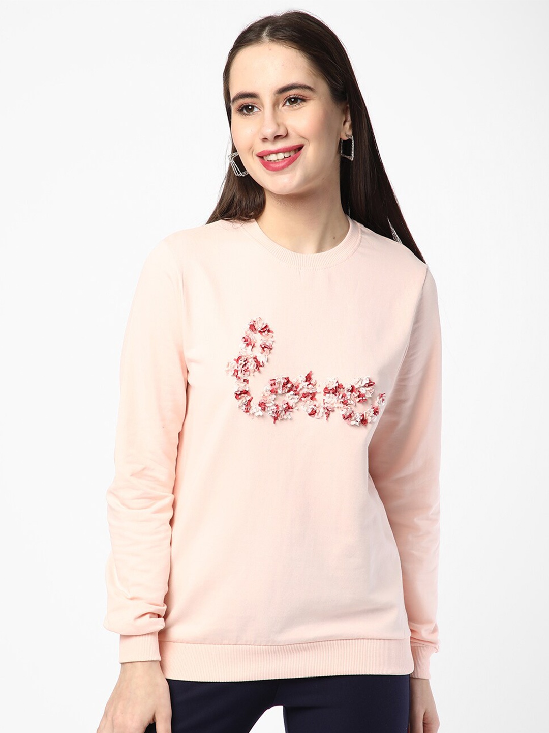 

R&B Women Pink Sweatshirt