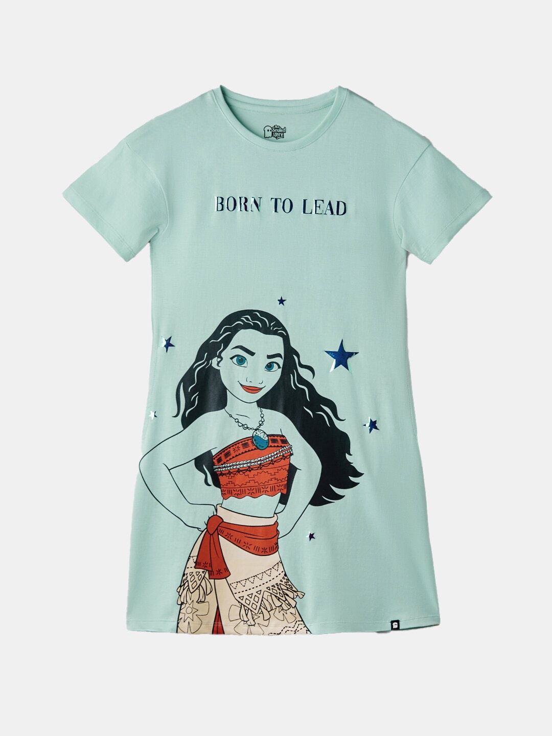

The Souled Store Blue T-shirt Dress