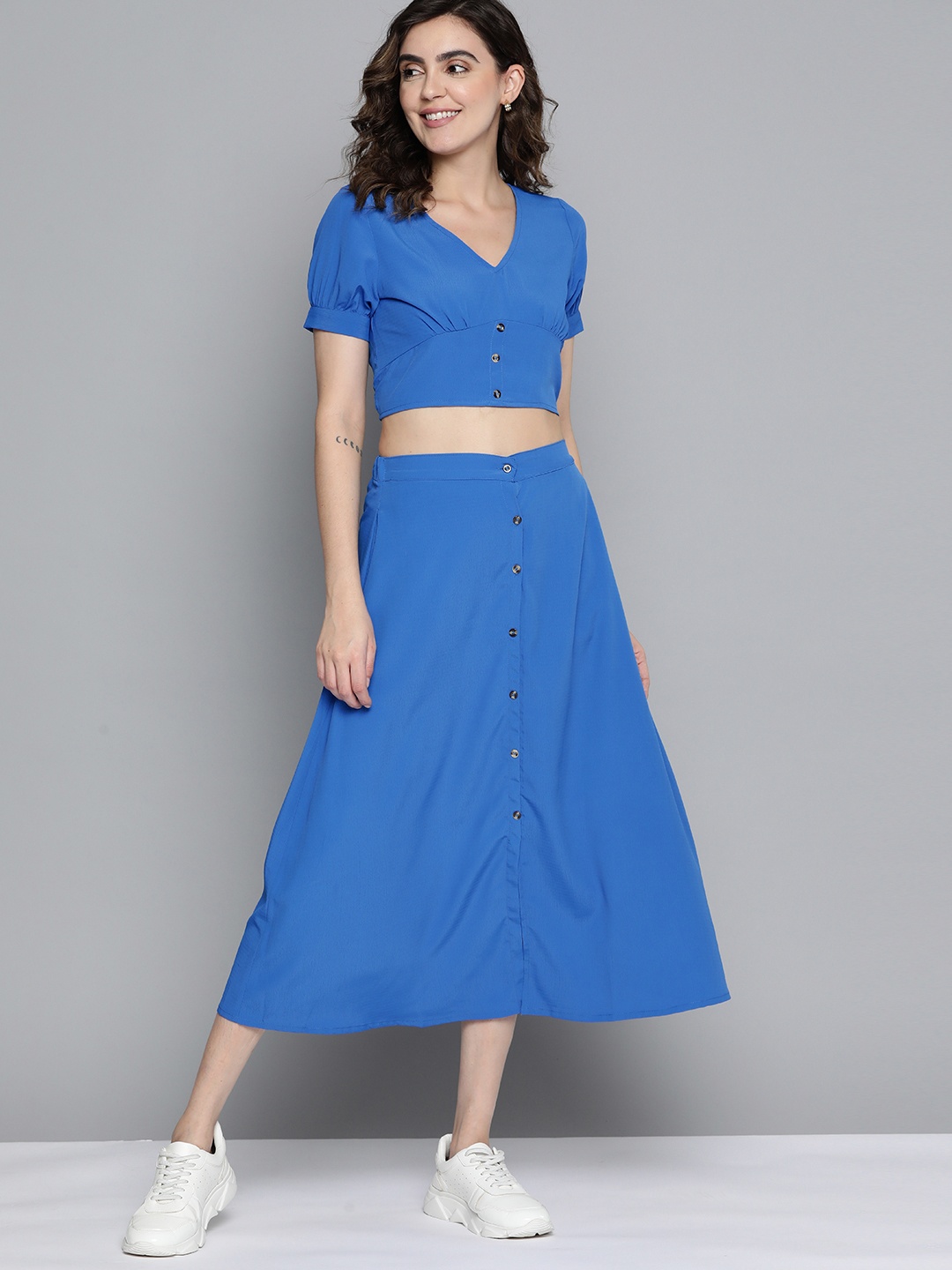

Mast & Harbour Solid Co-Ords, Blue
