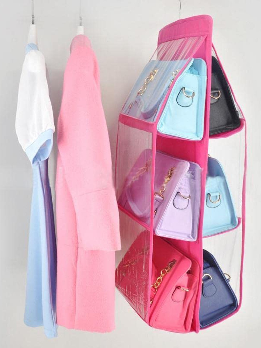 

HOUSE OF QUIRK Blue Handbag Organiser