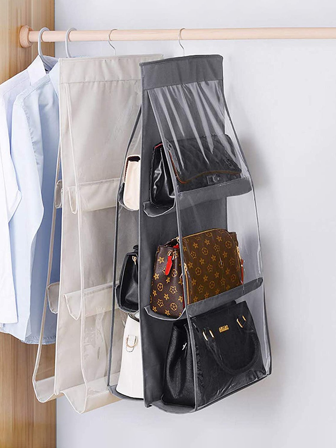 

HOUSE OF QUIRK Grey Handbag Organiser