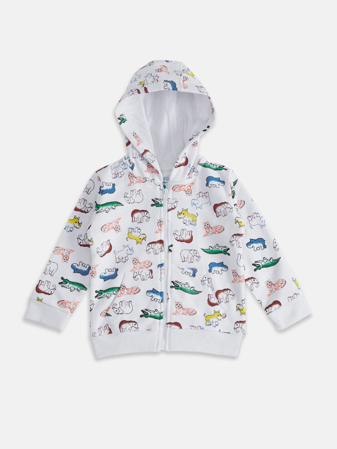 

Pantaloons Baby Boys Cotton Printed Sweatshirt, White