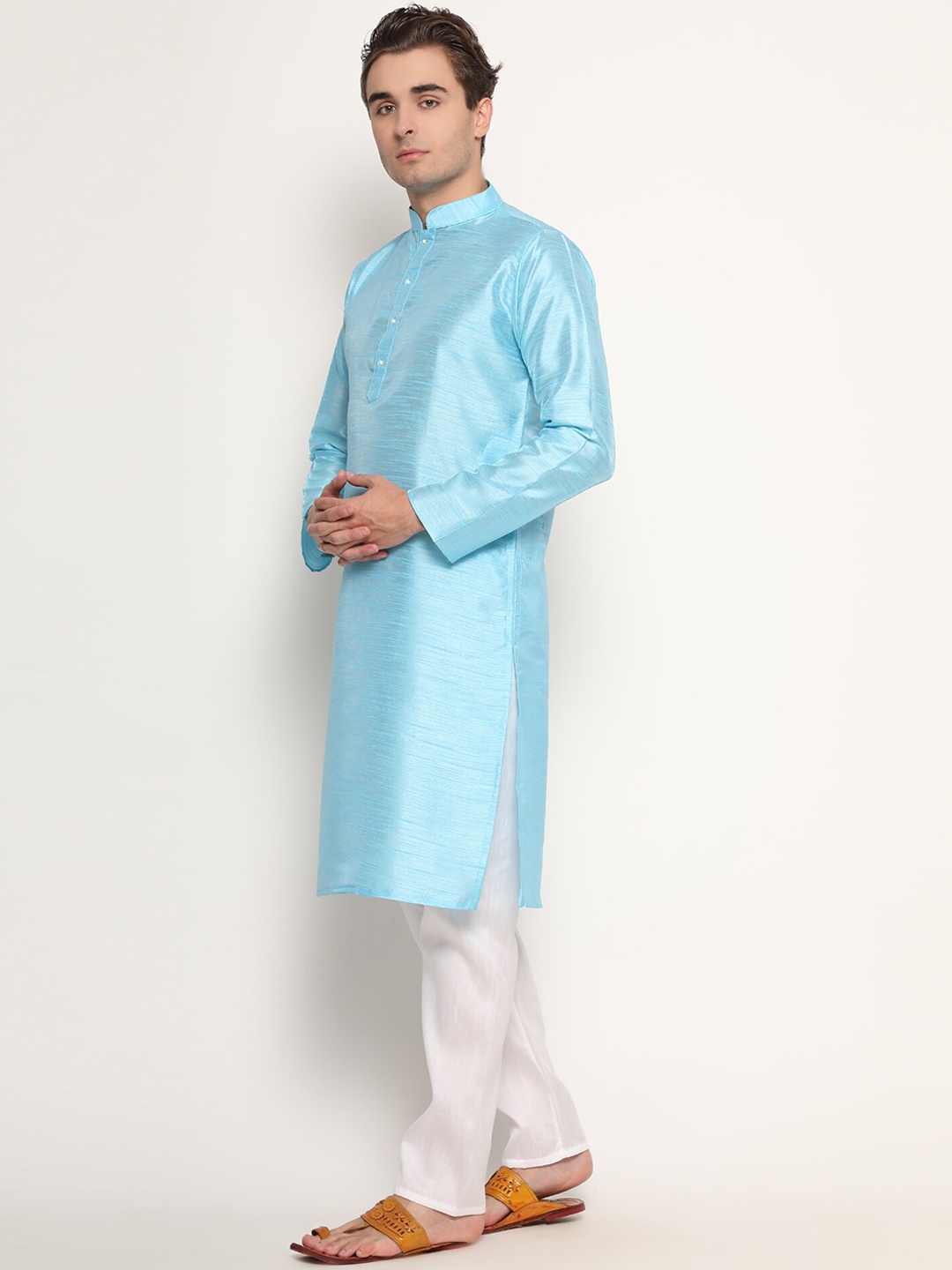 

GoStyle Men Kurta with Pyjamas, Blue