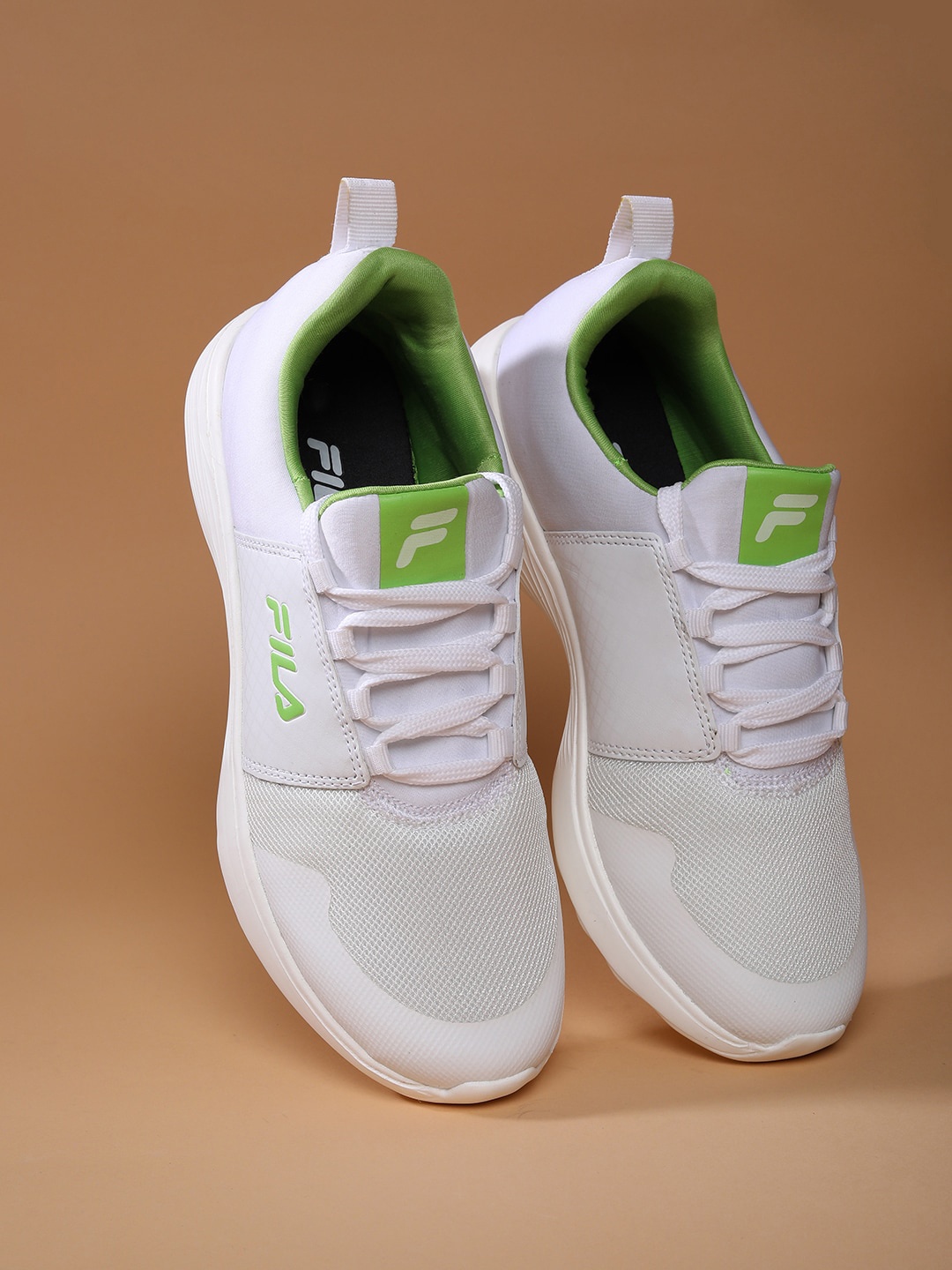 

FILA Women Woven Design Adele Sneakers, White