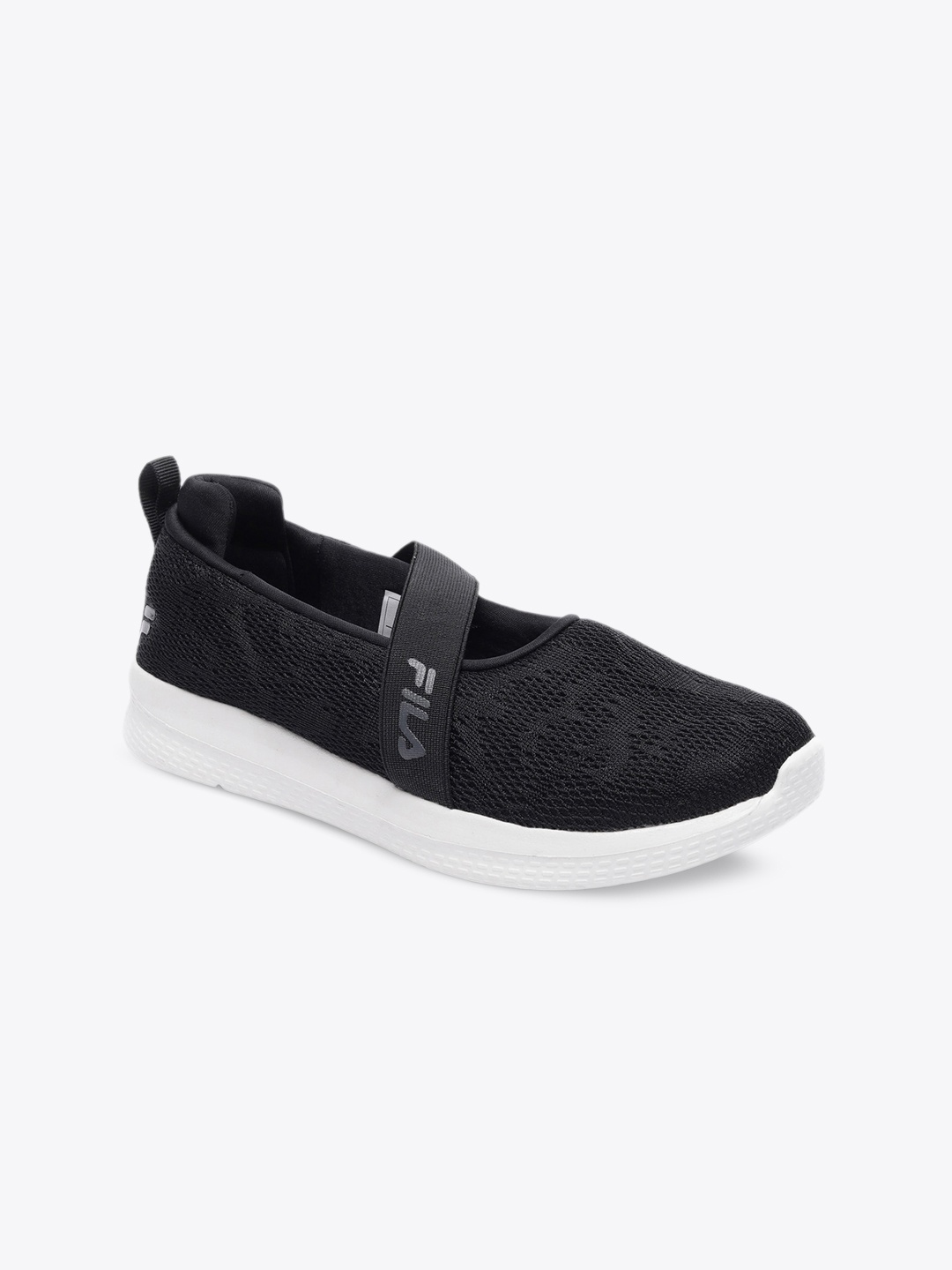 

FILA Women Woven Design Wanda Slip-On Sneakers, Black