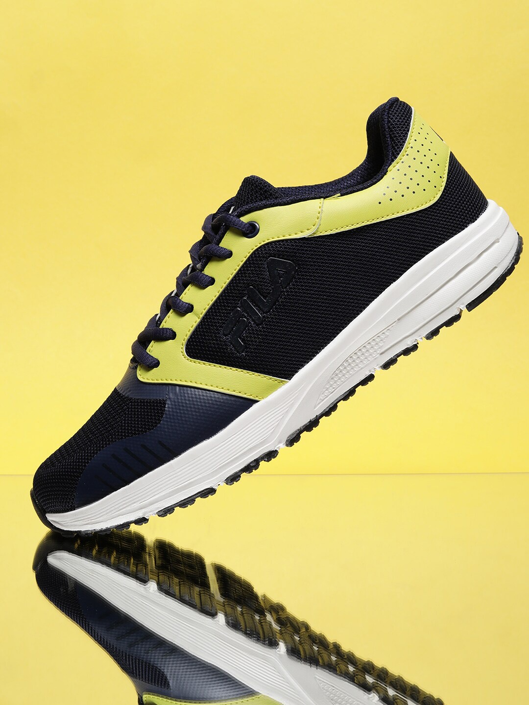 

FILA Men Mesh Running Zeto Shoes, Blue