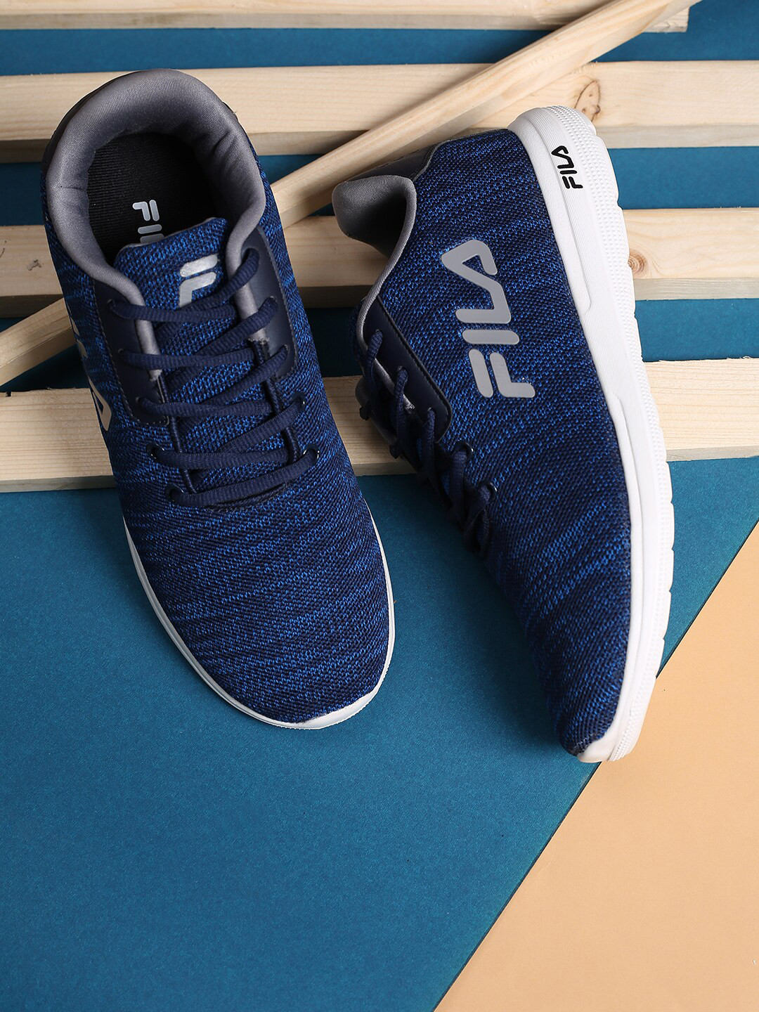 

FILA Men Running Shoes, Blue