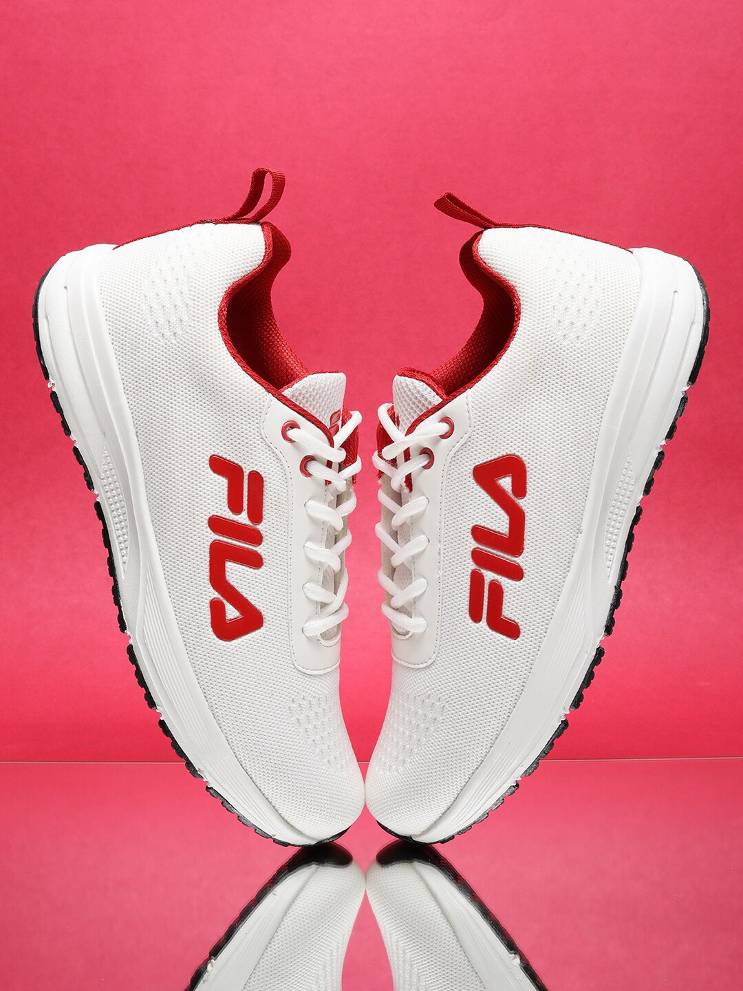 

FILA Men Mesh Running Ramata Shoes, White