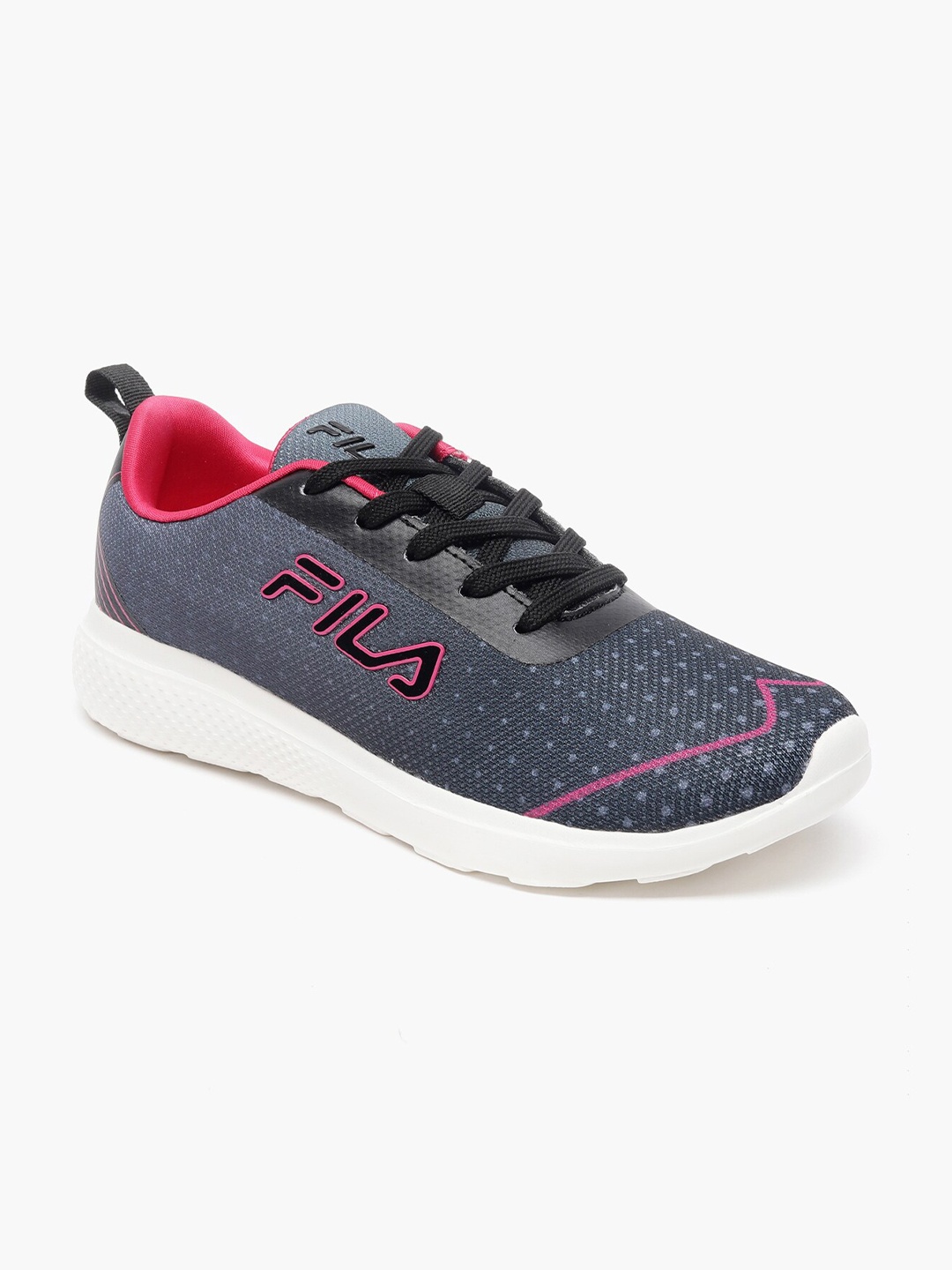 

FILA Women Running Bruct Shoes, Black