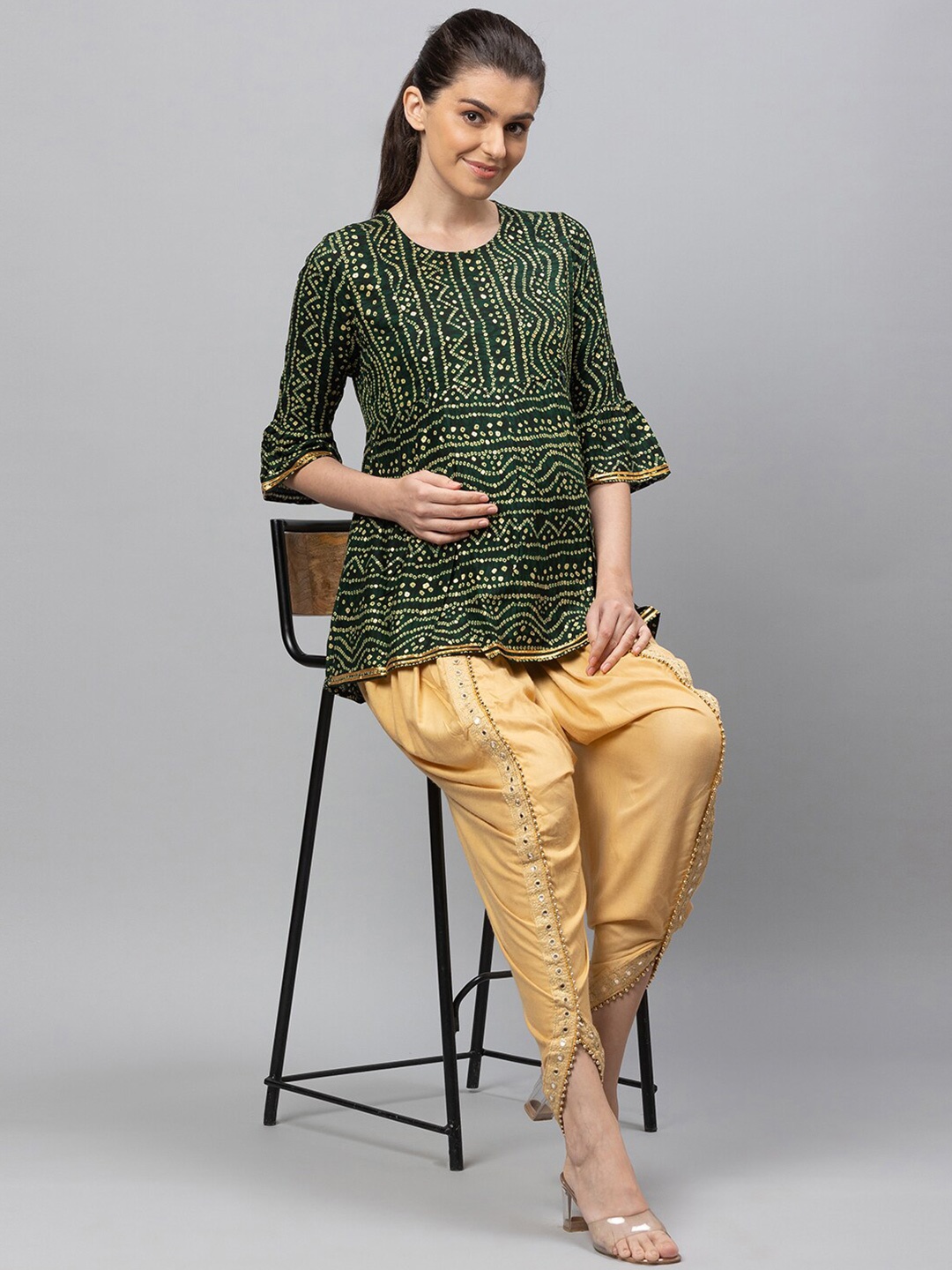 

AV2 Print Top, Green