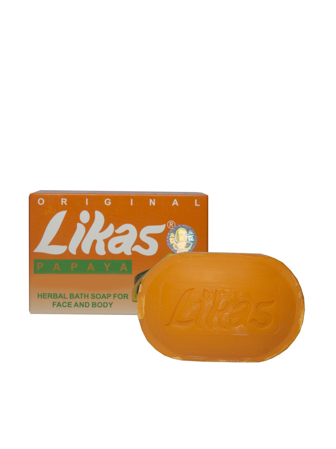 

Queue Likas Papaya Herbal Bath Soap 135g, Orange