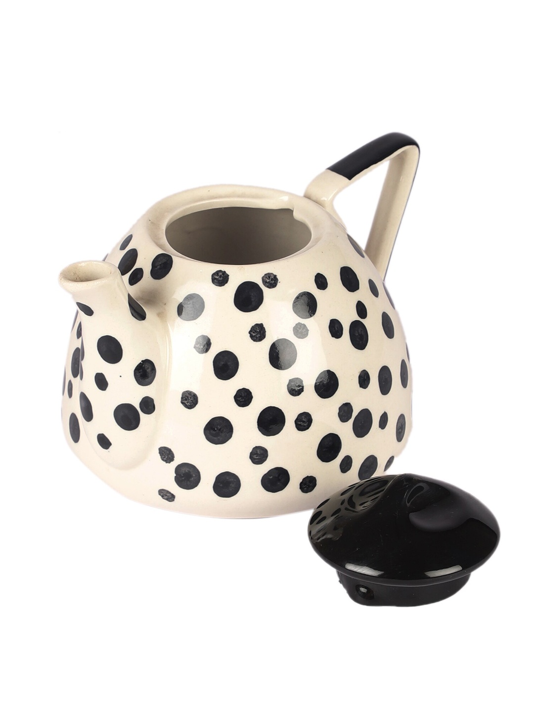 

CDI White & Black Geometric Printed Ceramic Glossy Kettle 1.2 L