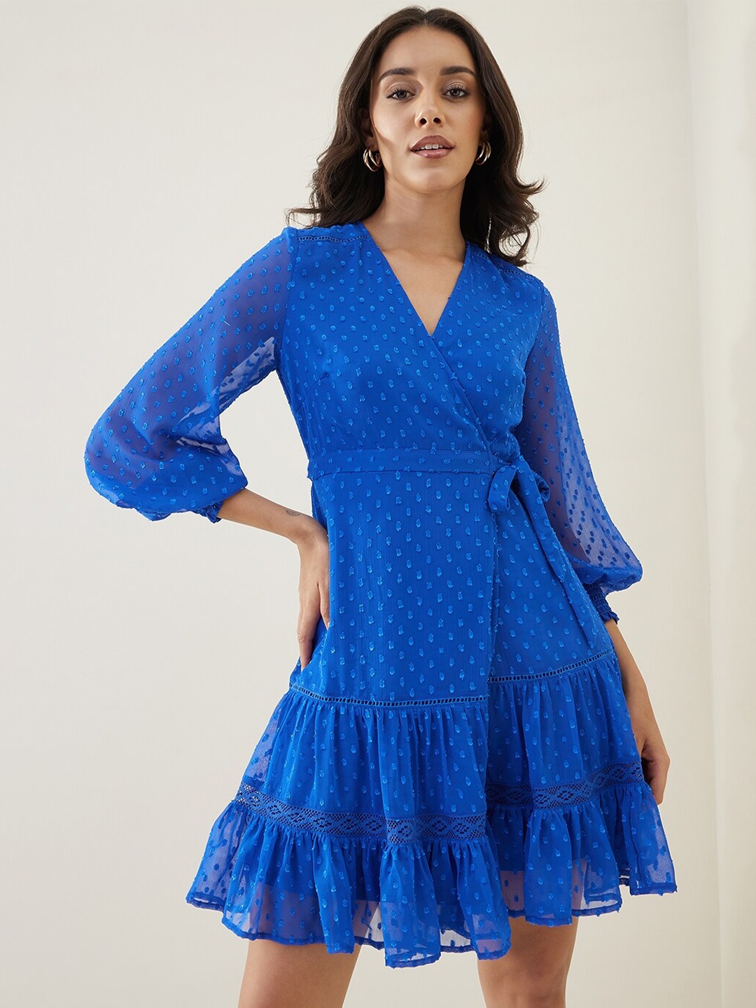 

Femella Chiffon Midi Dress, Blue