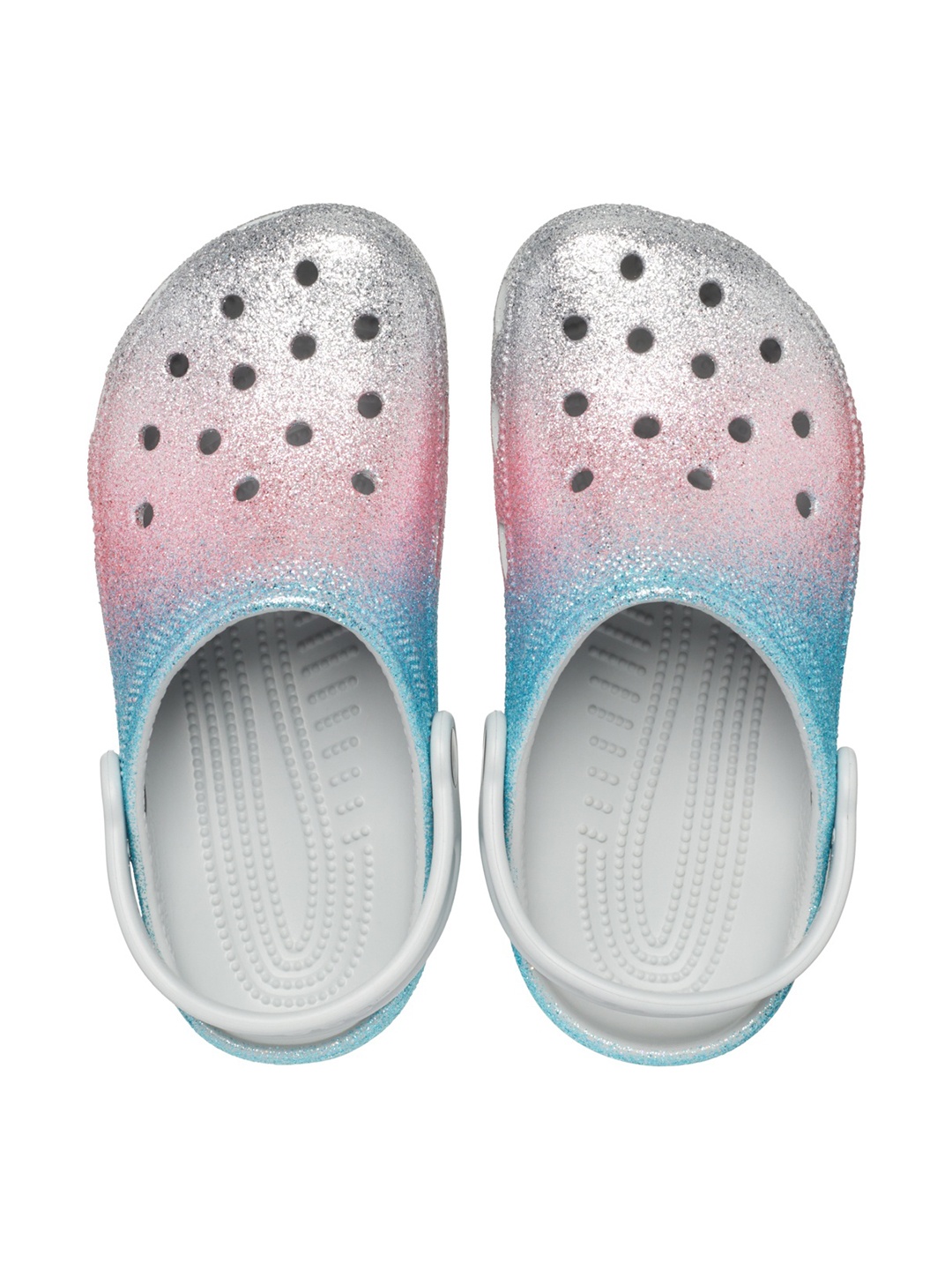 

Crocs Kids Classic Glitter Clogs, Multi