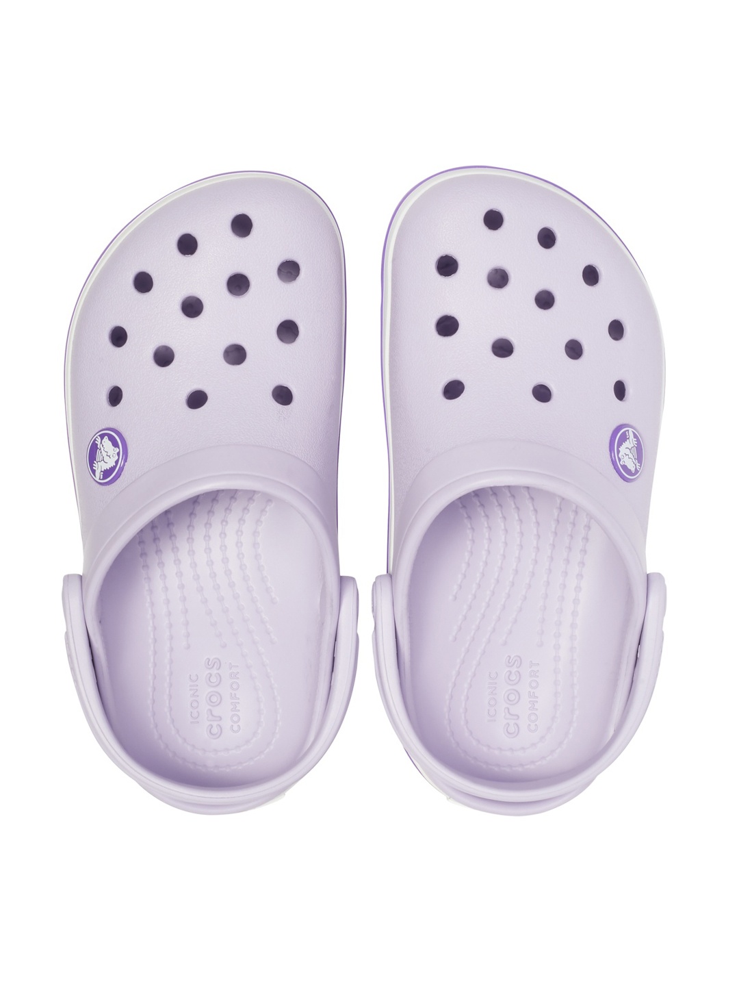 

Crocs Unisex Kids Solid Croslite Clogs, Lavender