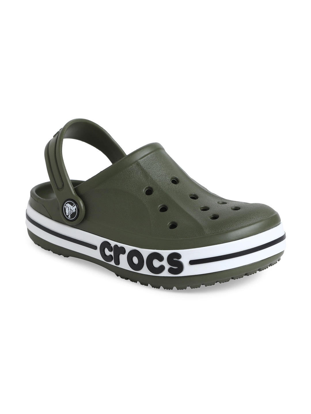 

Crocs Kids Bayaband Clogs, Olive