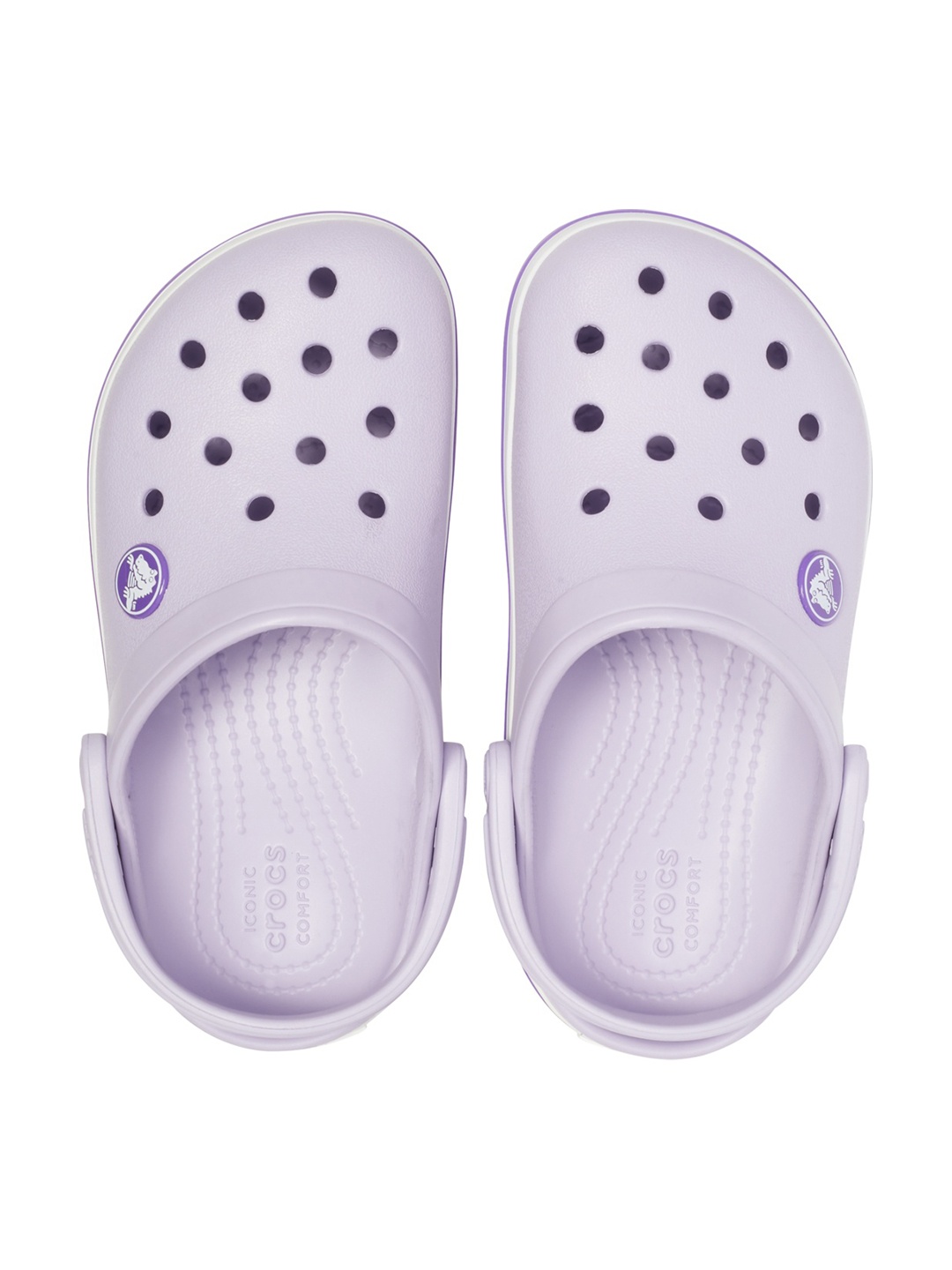 

Crocs Unisex Kids Solid Croslite Clogs, Lavender