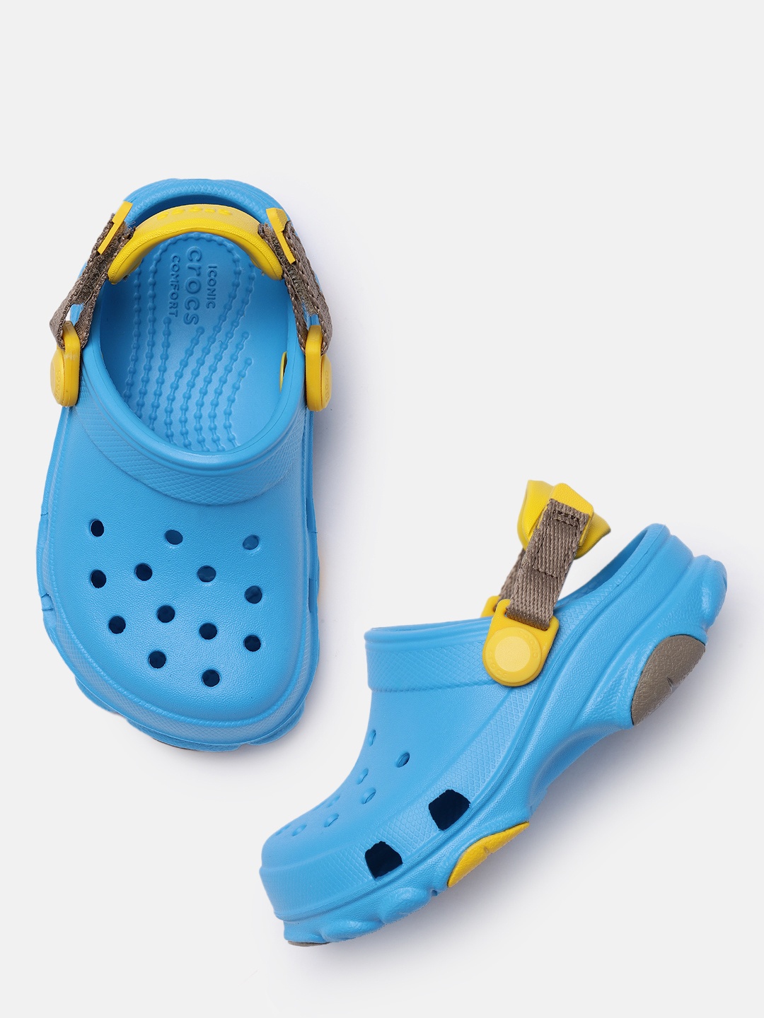 

Crocs Kids Classic All-Terrain Clogs, Blue