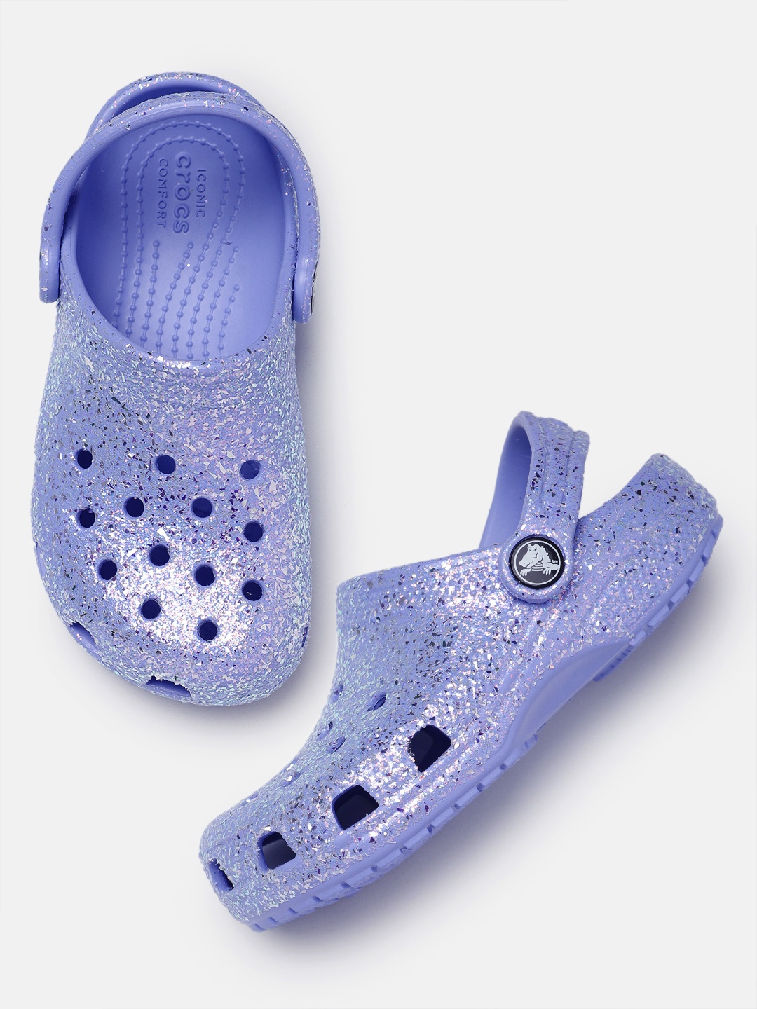 

Crocs Unisex Kids Embellished Croslite Clogs, Purple