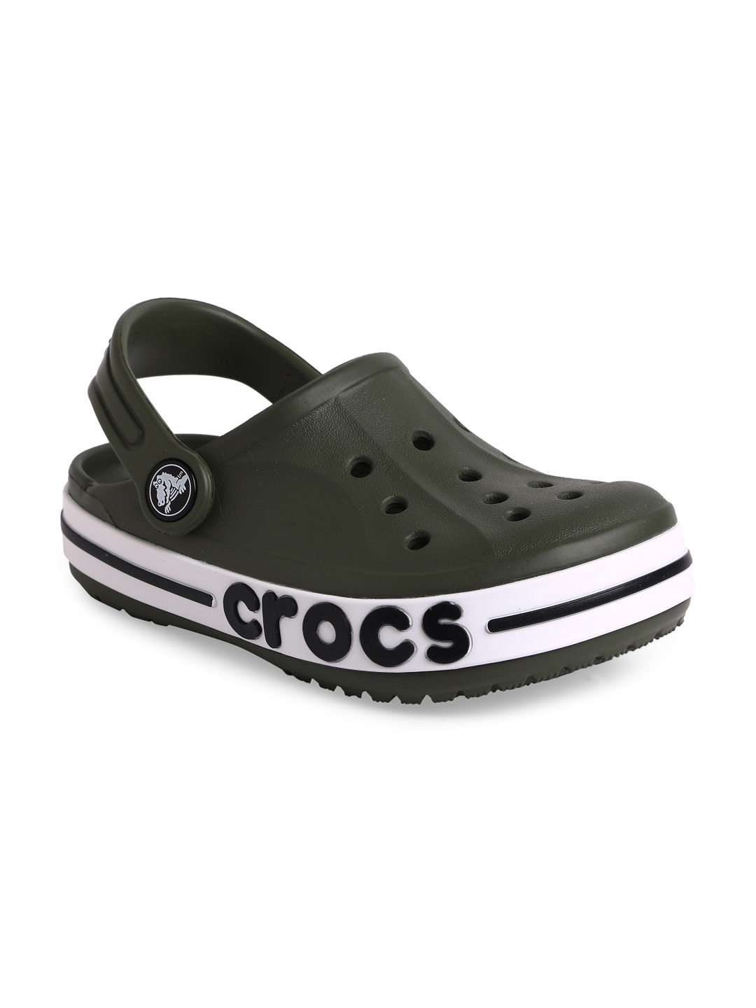 

Crocs Kids Bayaband Clogs, Olive