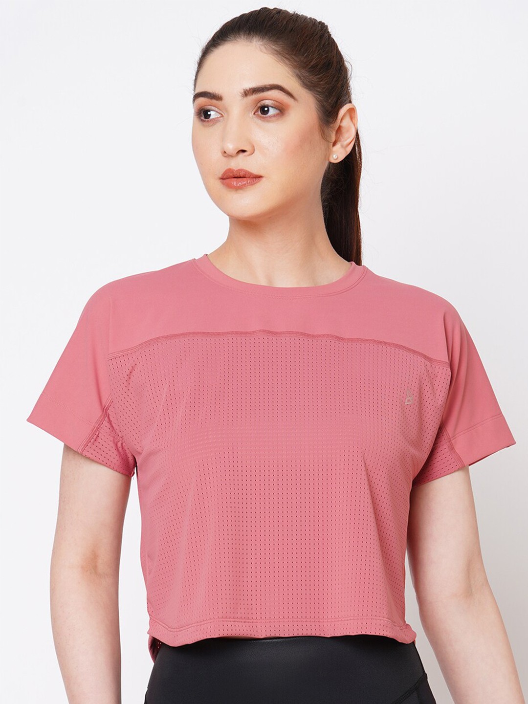 

BODD ACTIVE Crop Regular Top, Pink