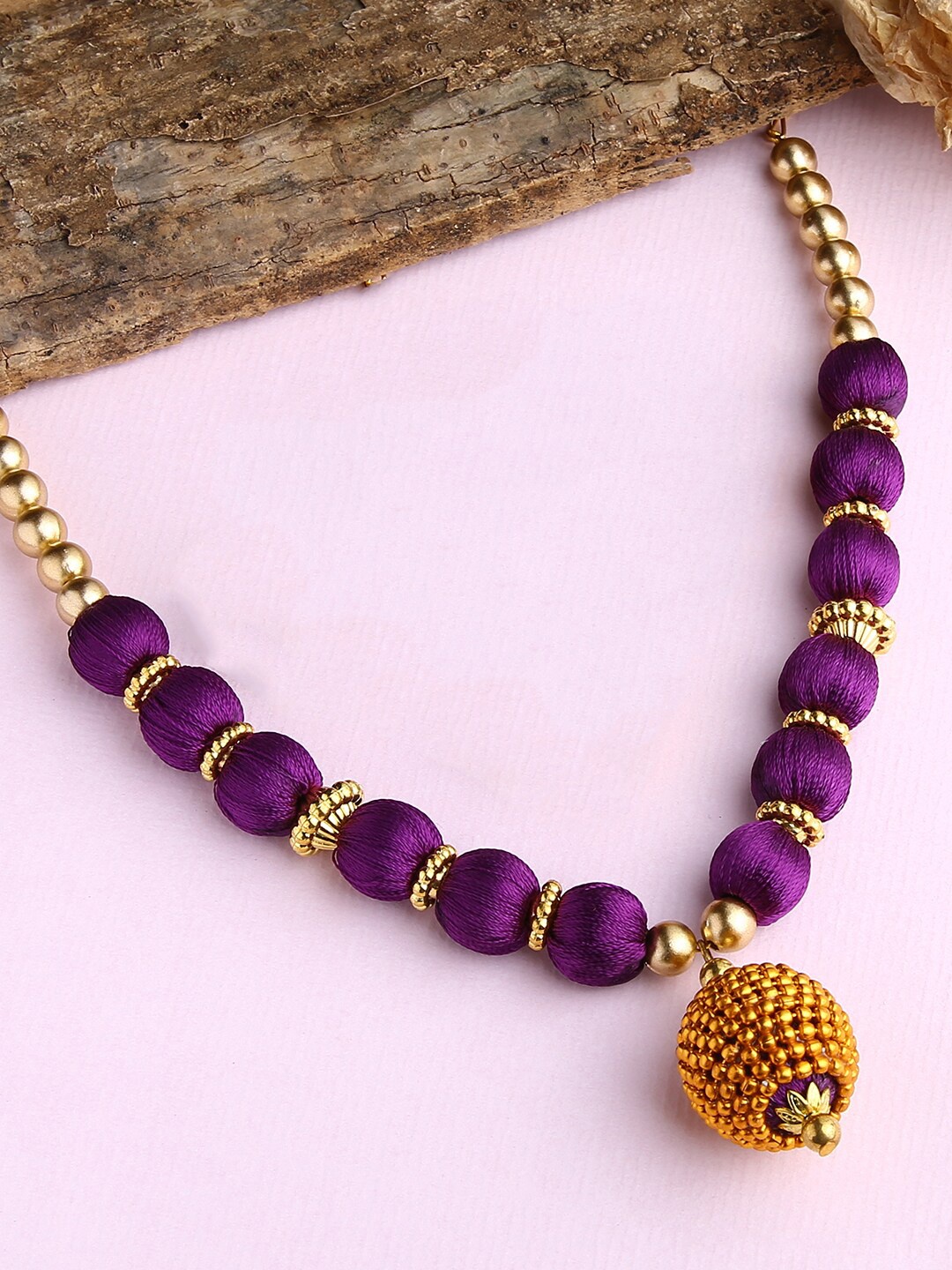 

AKSHARA Girls Gold-Plated Necklace