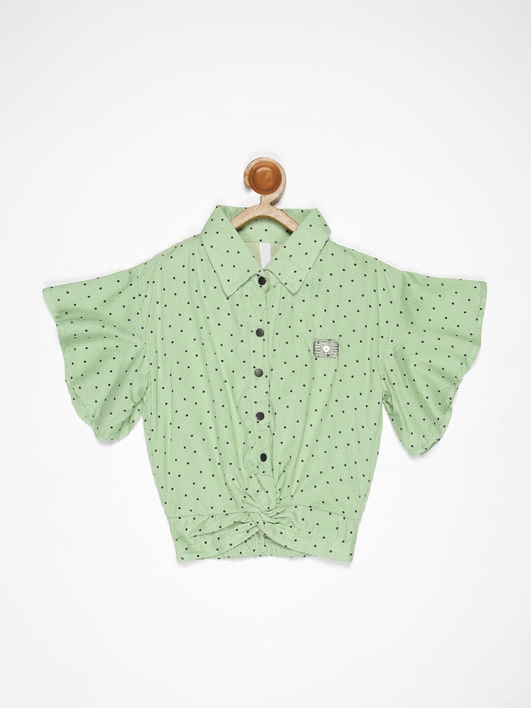

V2 Value & Variety Girls Printed Top, Green