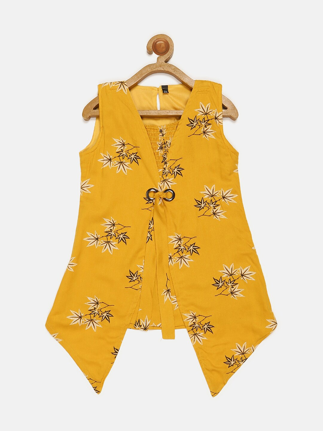 

V2 Value & Variety Floral Printed Top, Mustard