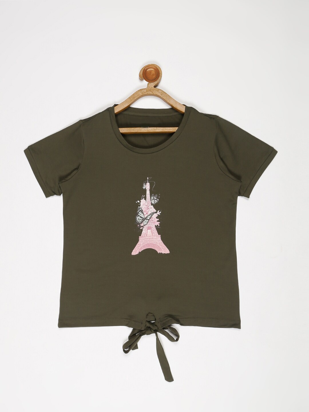 

V2 Value & Variety Girls Boxy Top, Green