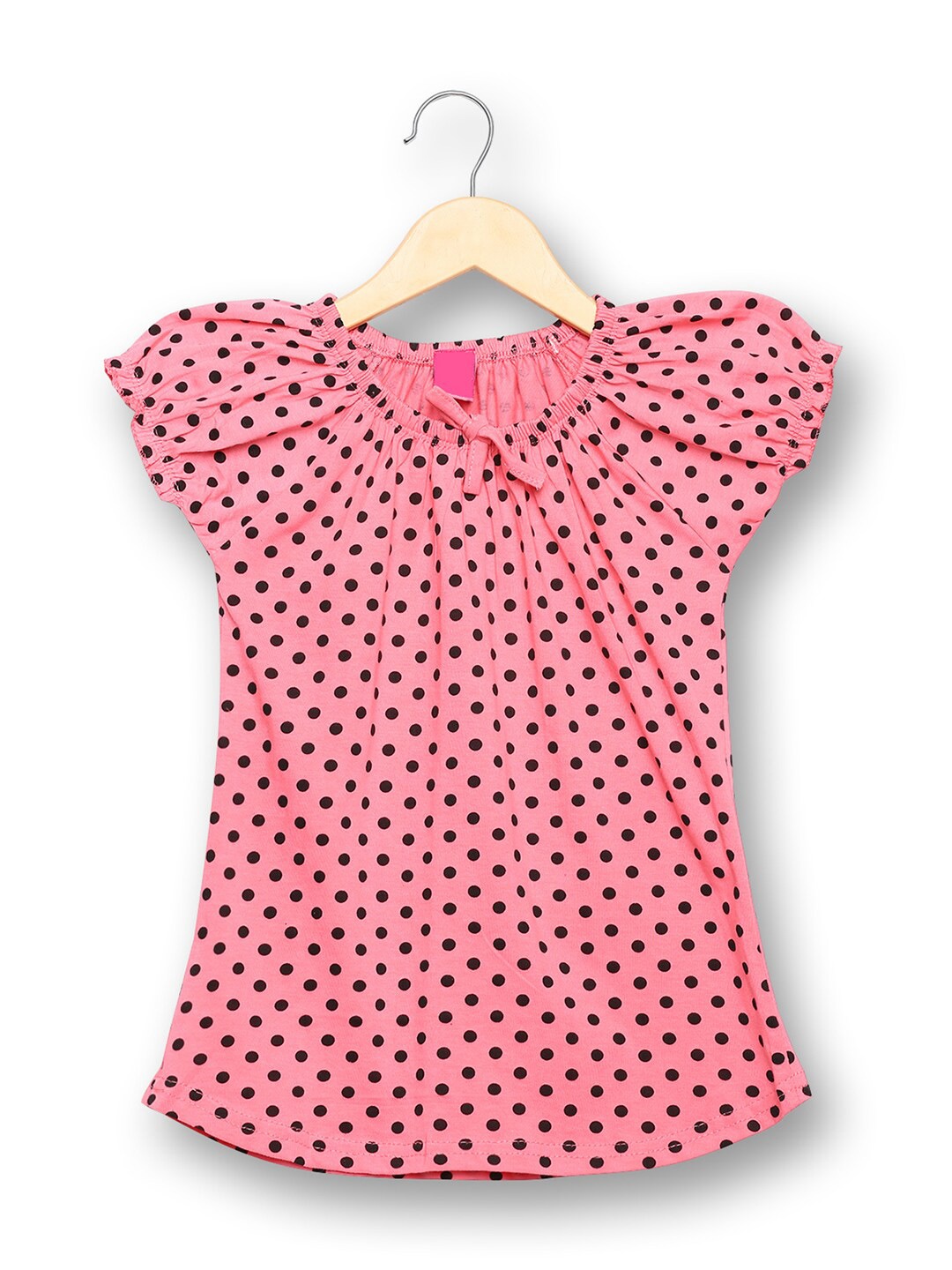 

V2 Value & Variety Girls Printed Cotton Top, Red