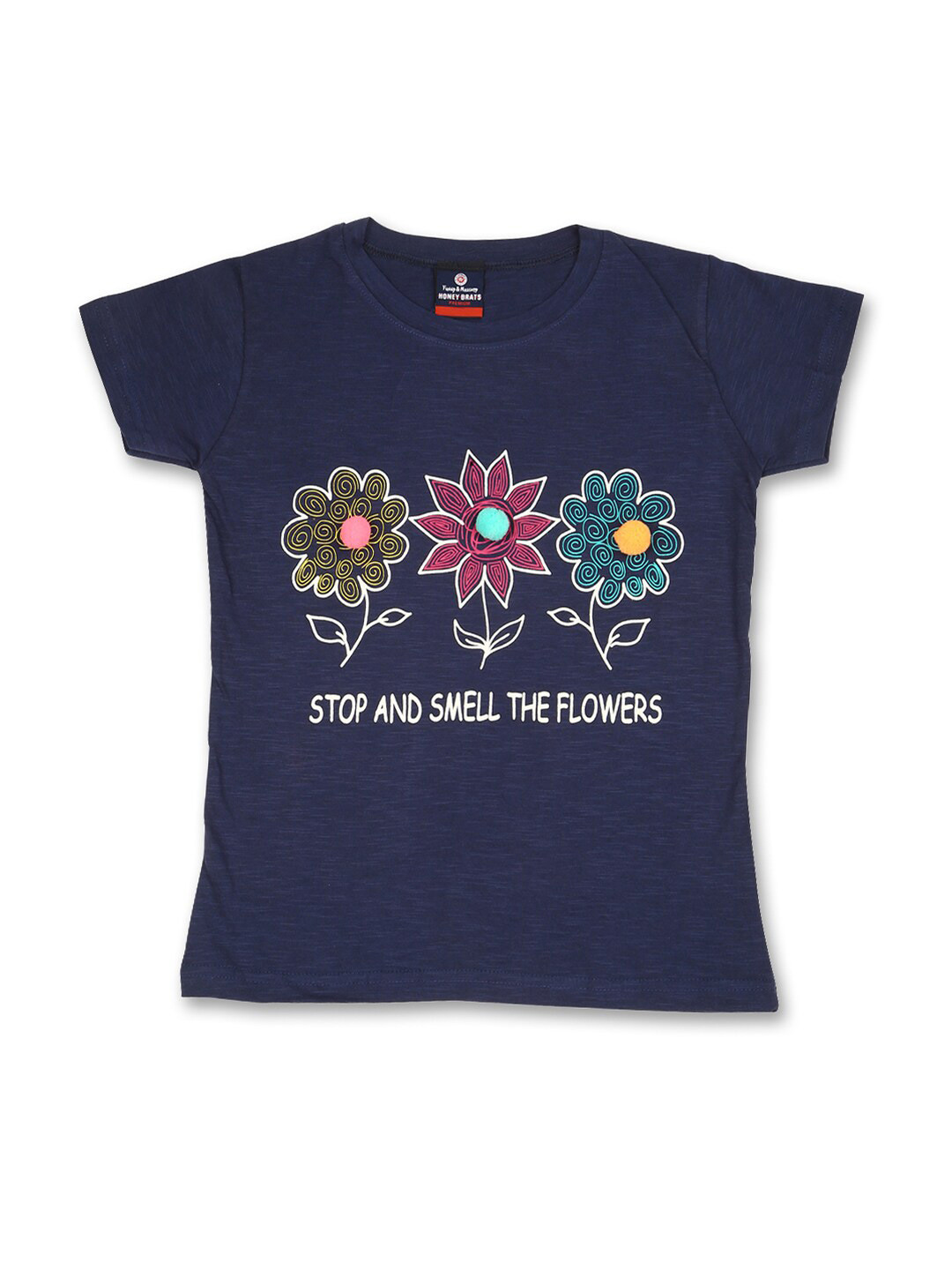 

V2 Value & Variety Girls Printed Top, Blue
