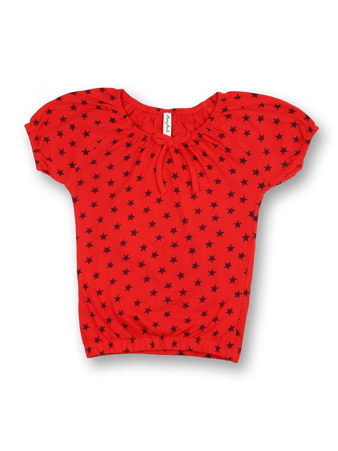 

V2 Value & Variety Girls Print Top, Red