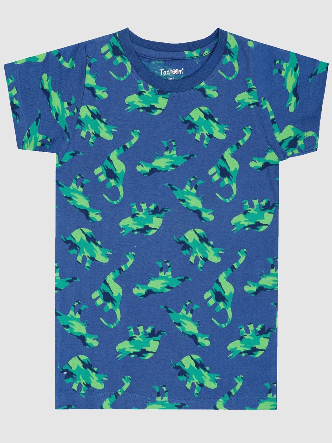 

Taatoom Boys Blue Printed T-shirt