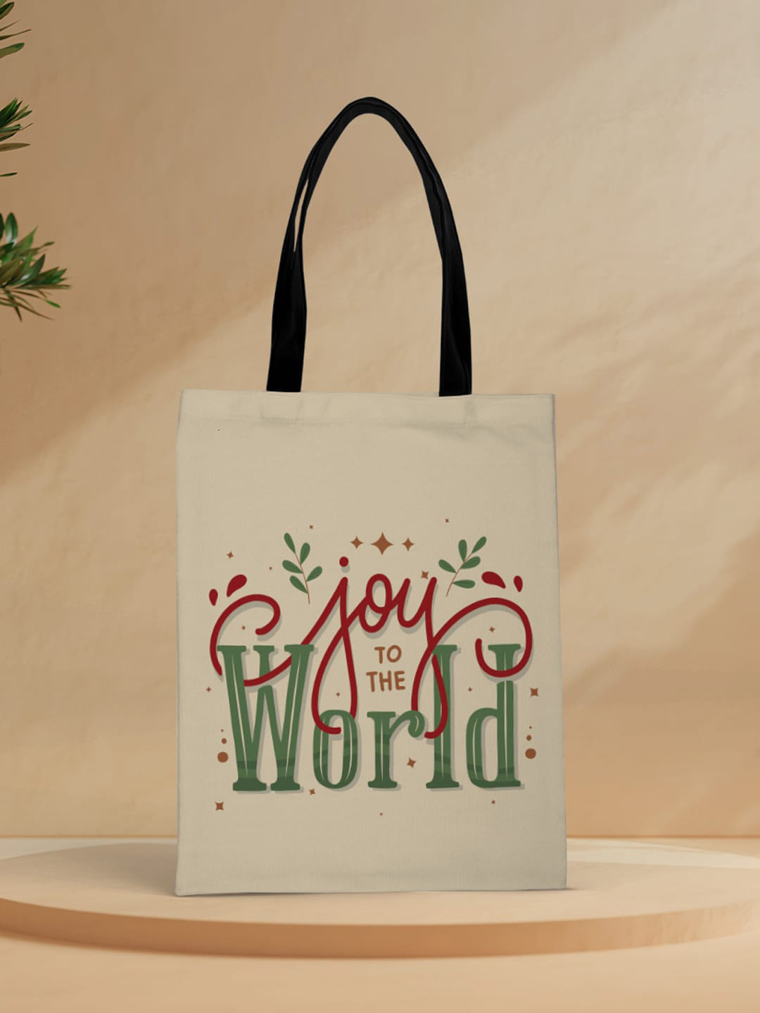 

Crazy Corner Printed Structured Tote Bag, Beige