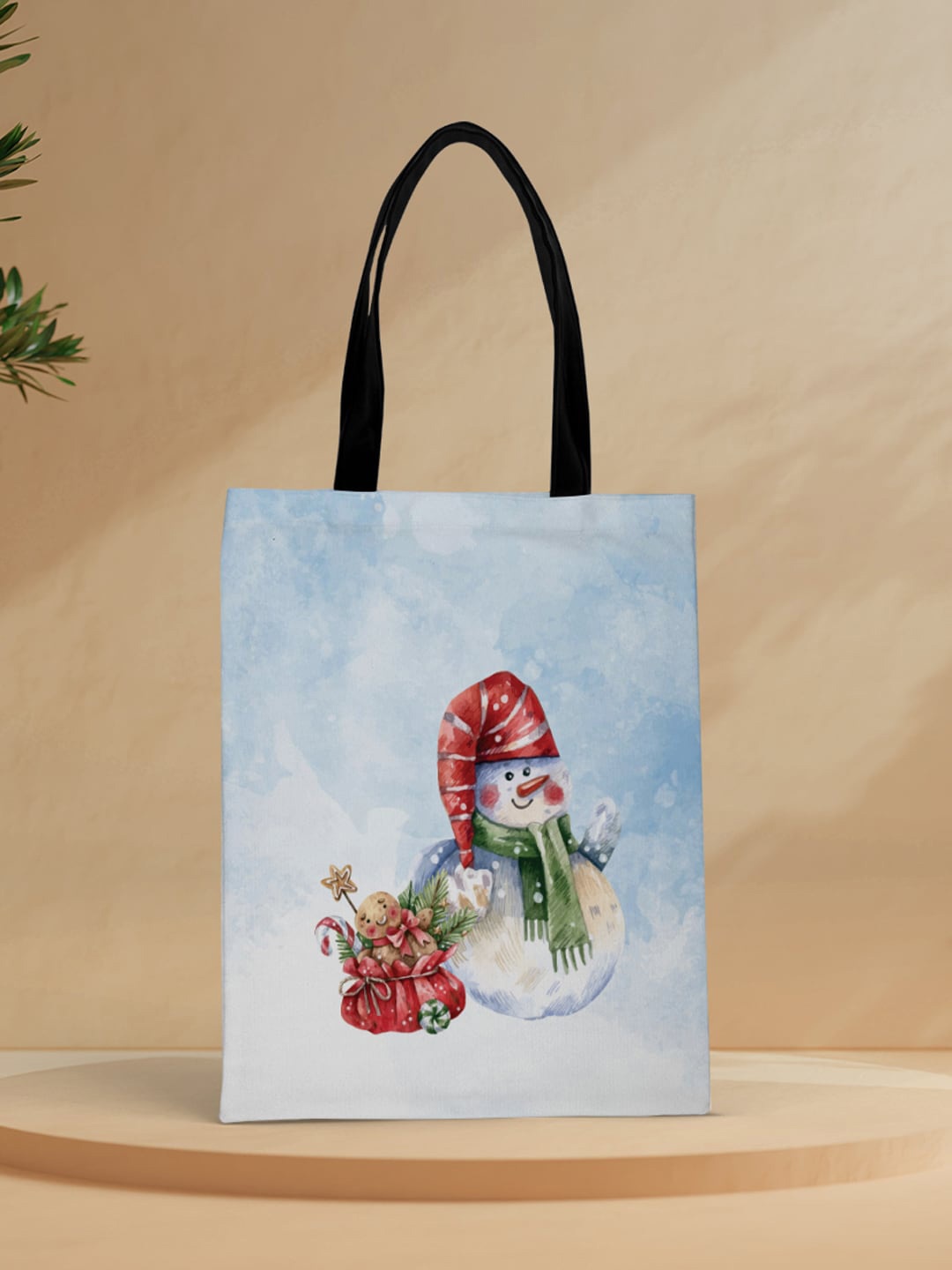 

Crazy Corner Printed Structured Tote Bag, Blue