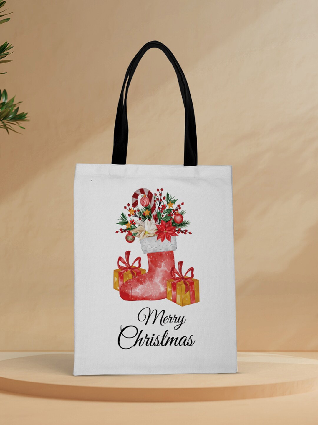 

Crazy Corner Printed Shopper Tote Bag, White