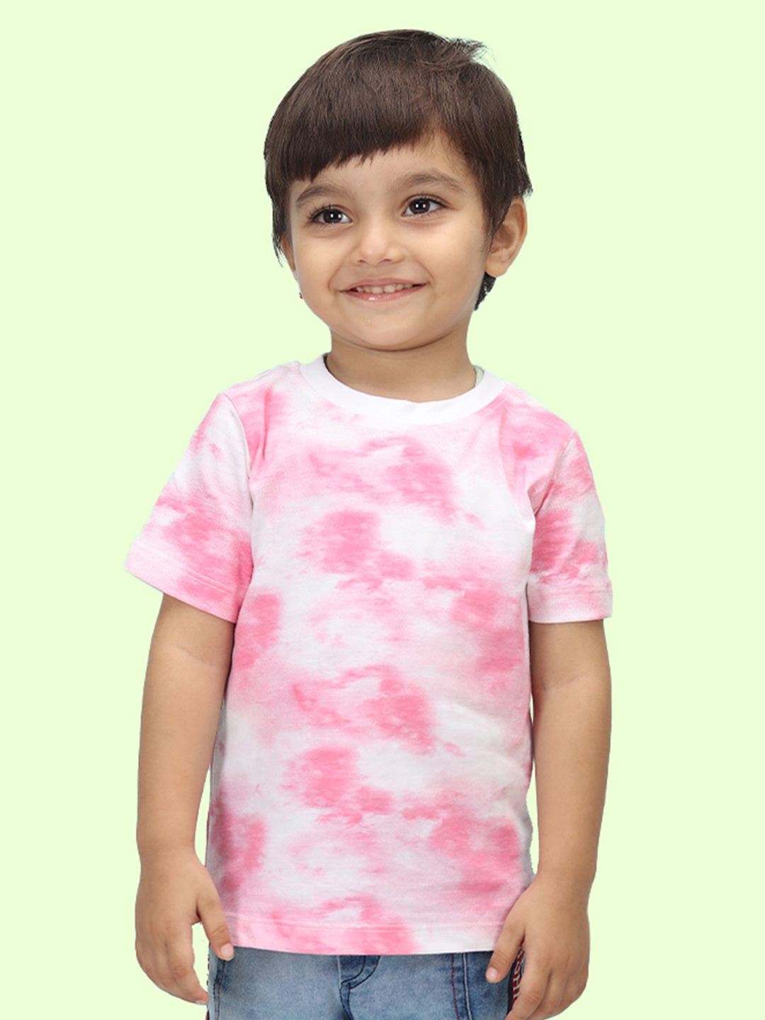 

NUSYL Kids Tie and Dye T-shirt, Pink