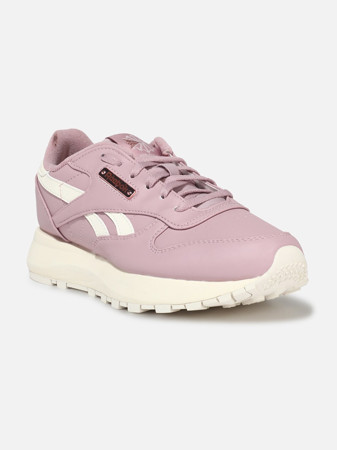 

Reebok Classic Women Rbk Classics Classic Leather SP Vegan Running Shoes, Pink