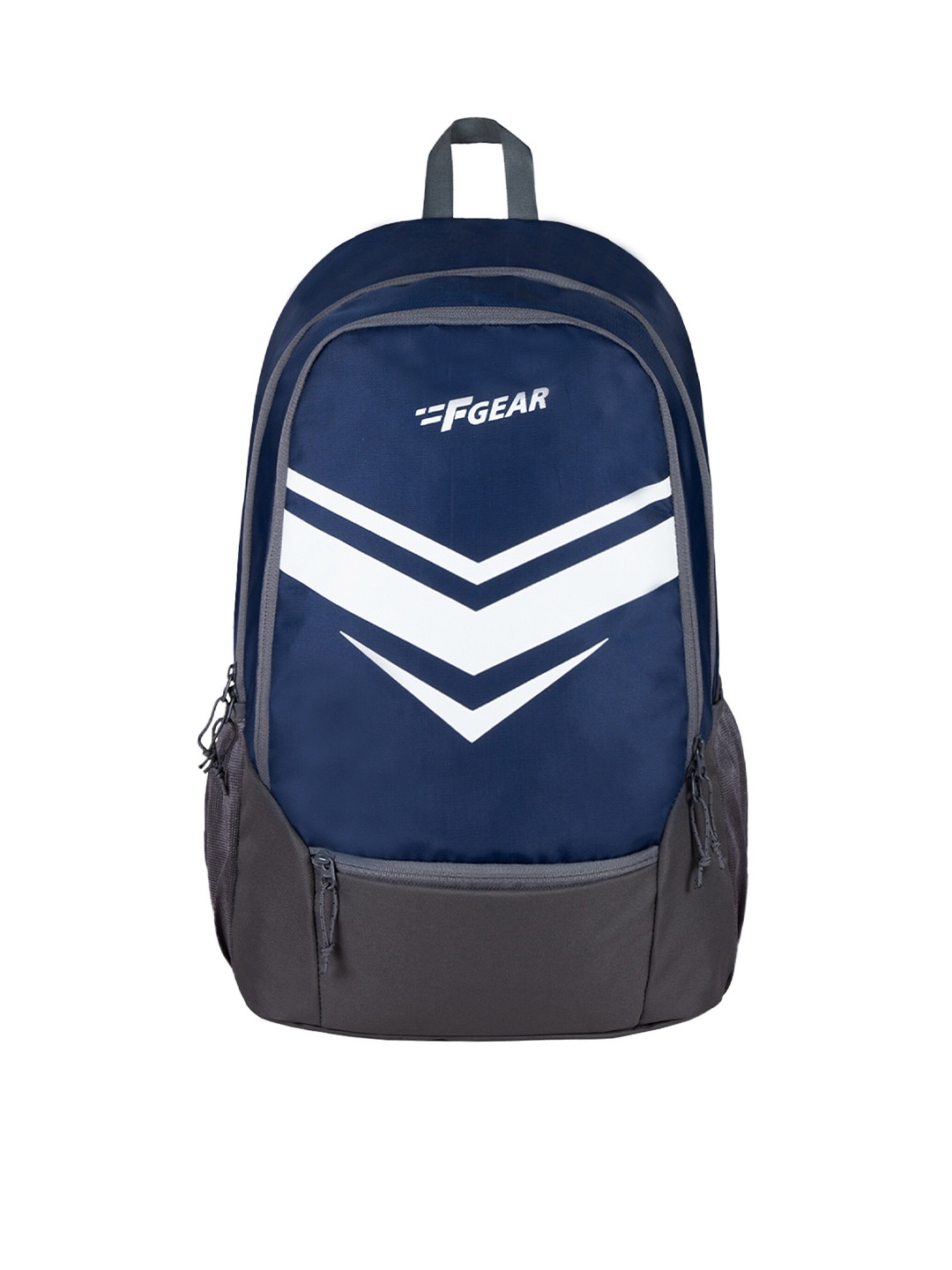 

F Gear Unisex Striped Contrast Detail Backpack, Blue