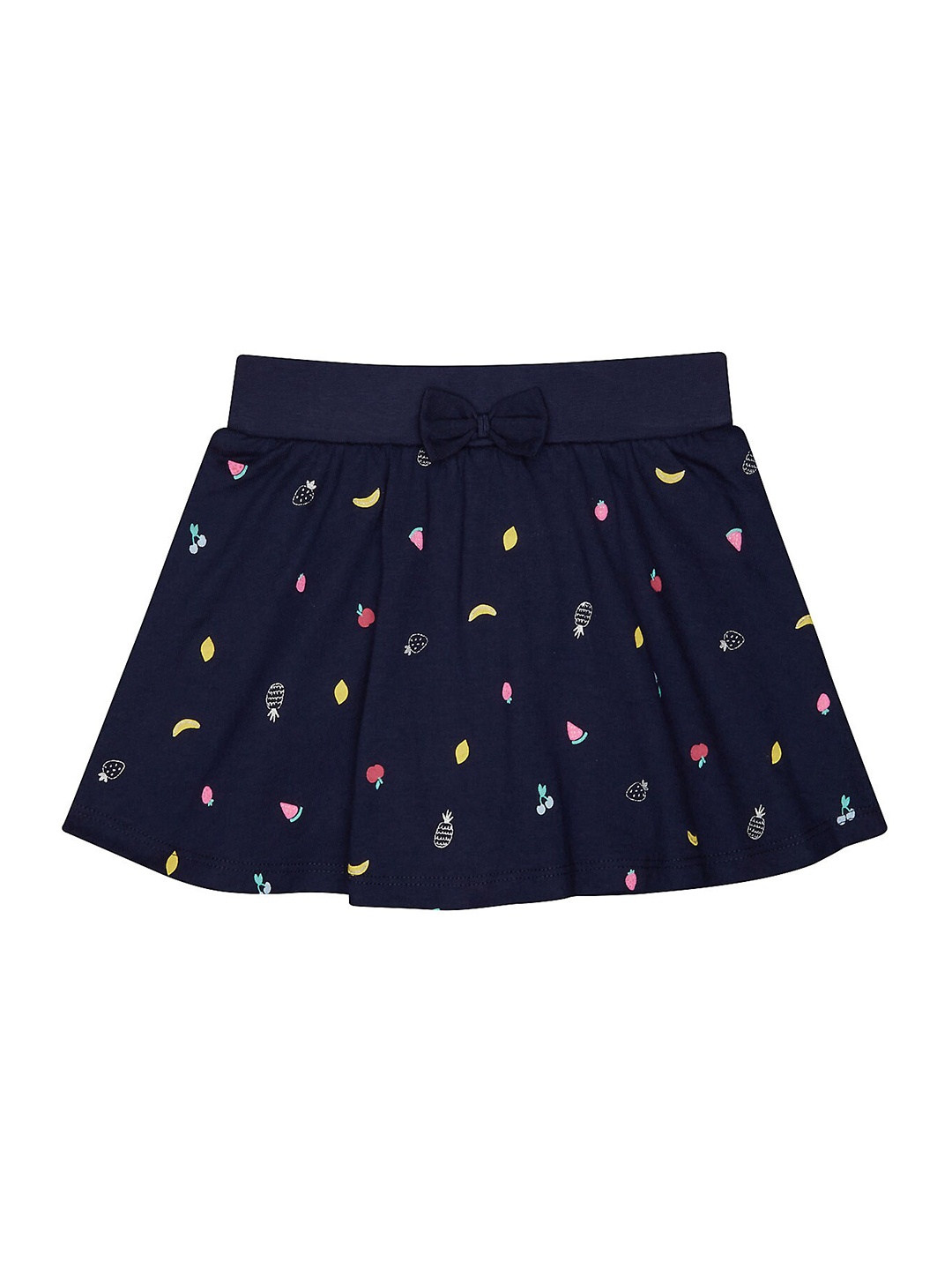 

mothercare Girls Printed Mini Skorts, Navy blue