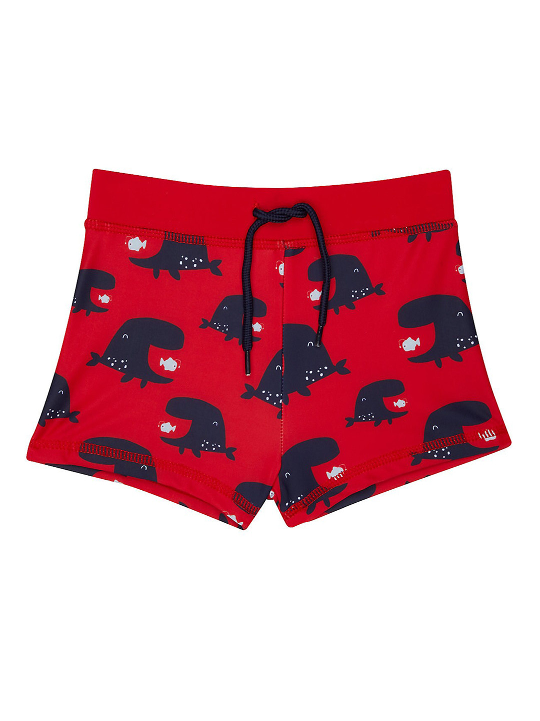 

mothercare Infant Boys Printed Swim Shorts, Red