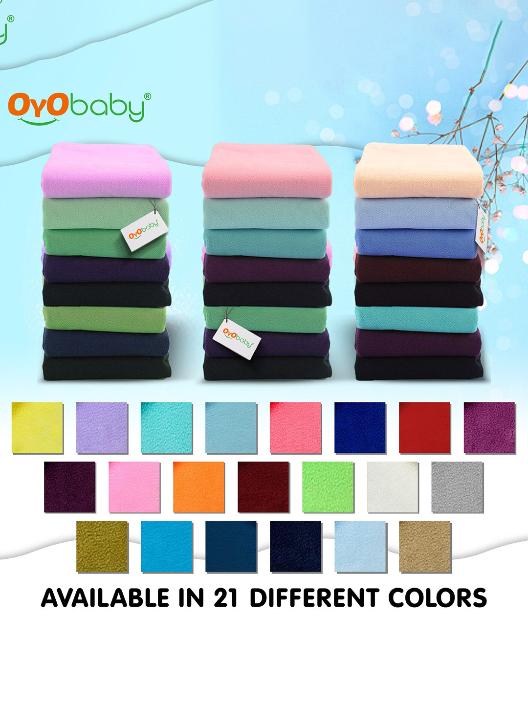 

OyO Baby Kids Cotton Instadry Anti-Piling Dry Sheet Bed Protector, Yellow