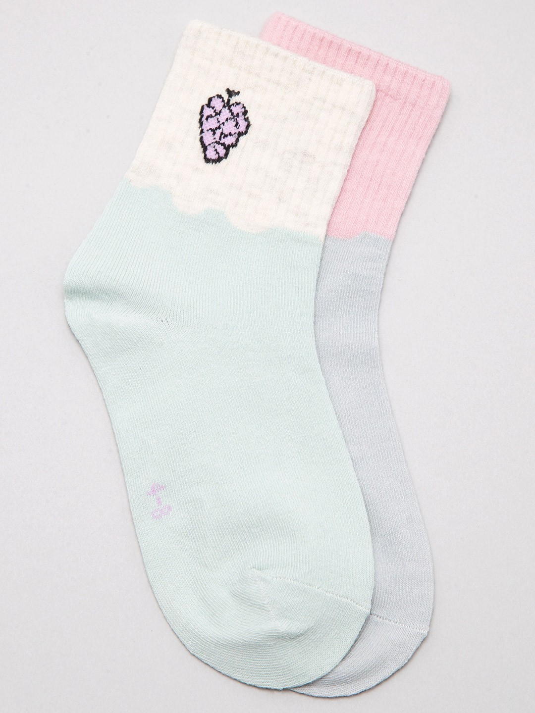 

J Style Kids Pack Of 2 Patterened Ankle Length Socks, Blue