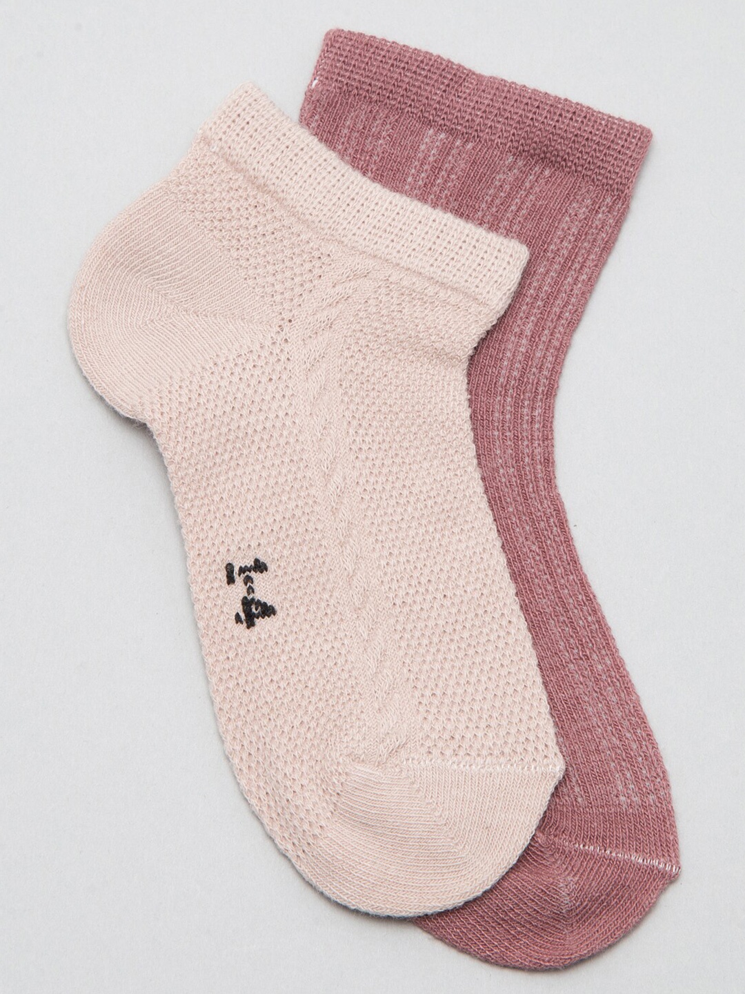 

J Style Kids Pack Of 2 Assorted Ankle-Length Socks