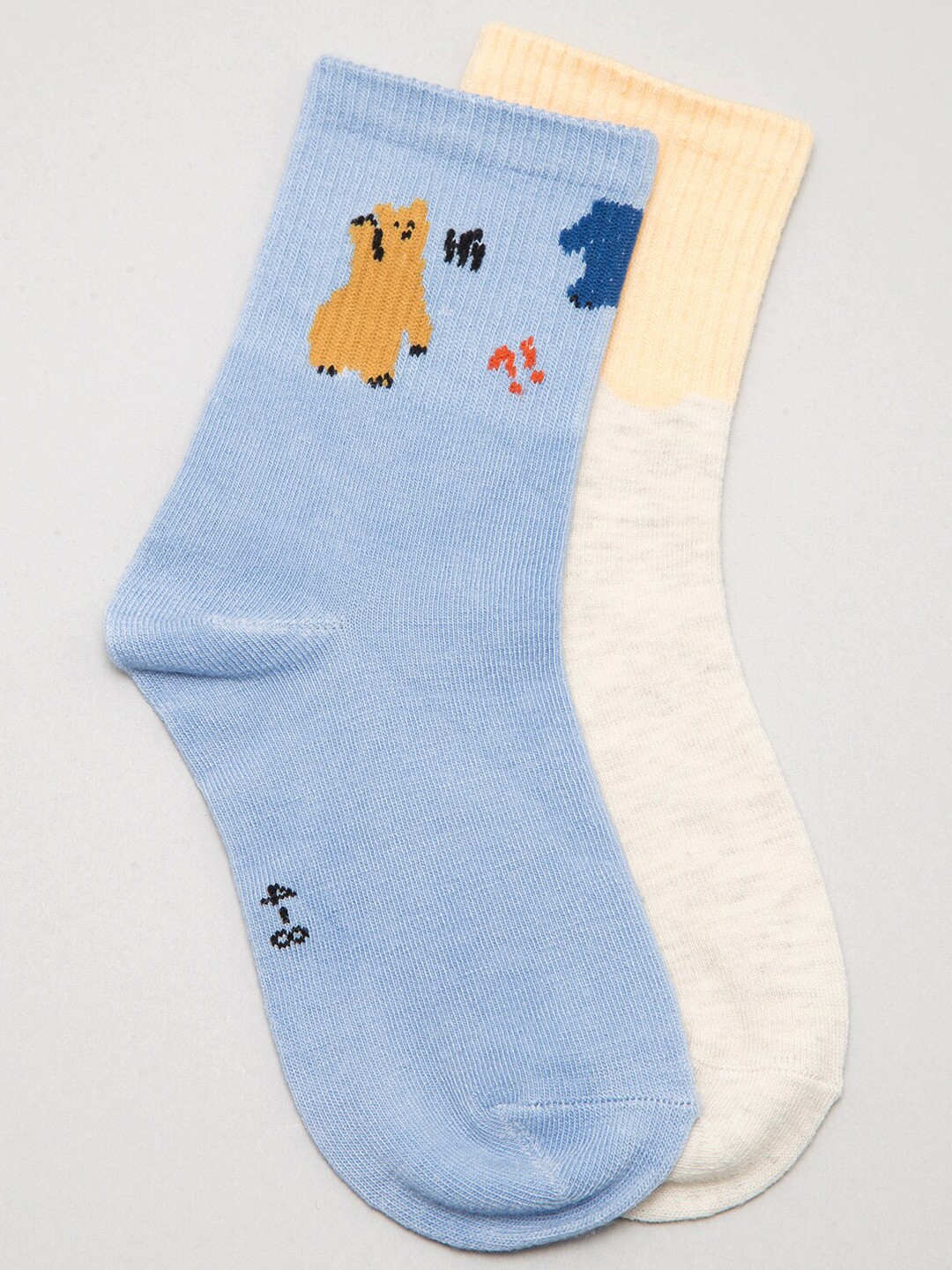

J Style Kids Pack of 2 Assorted Ankle-Length Socks