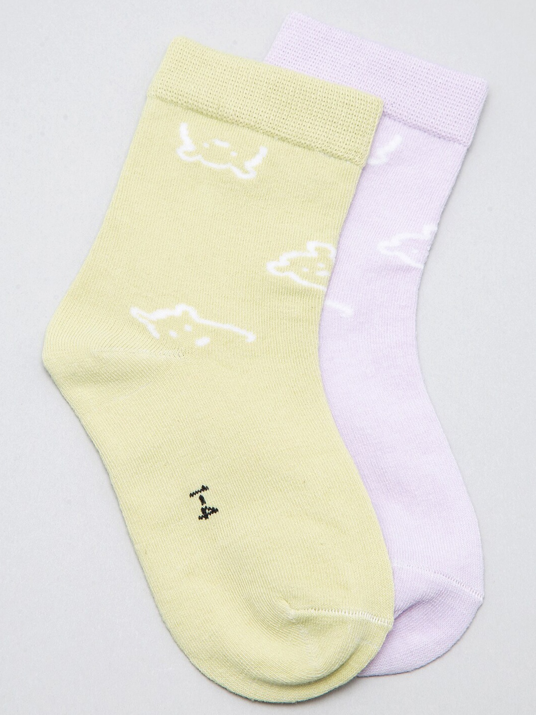 

J Style Kids Pack of 2 Ankle-Length Socks, Purple