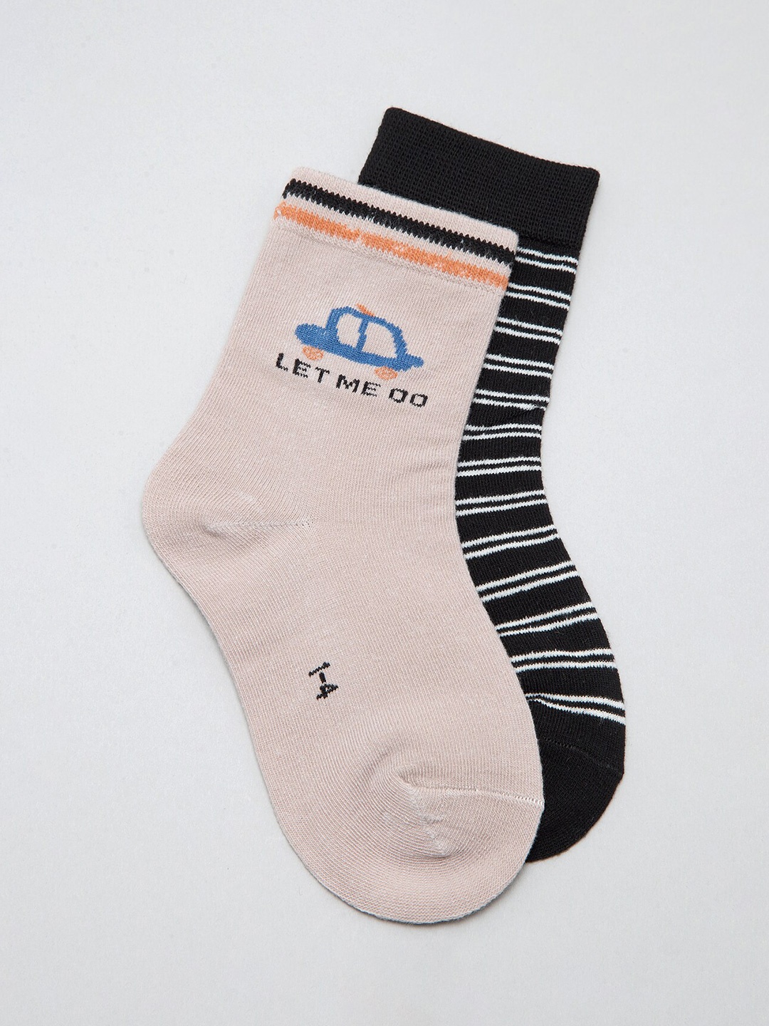 

J Style Kids Pack of 2 Assorted Ankle-Length Socks