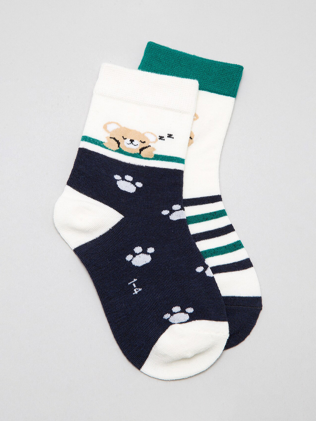 

J Style Kids Pack of 2 Assorted Ankle-Length Socks